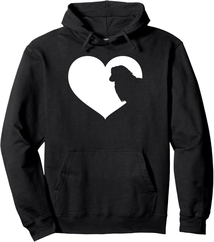 Australischer Schäferhund, Herz-Silhouette, Australischer Schäferhund Pullover Hoodie