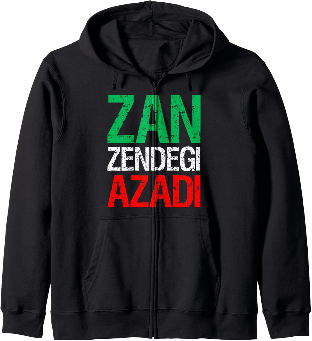 Frau Leben Freiheit Iran Zan Zendegi Azadi Persisch Kapuzenjacke