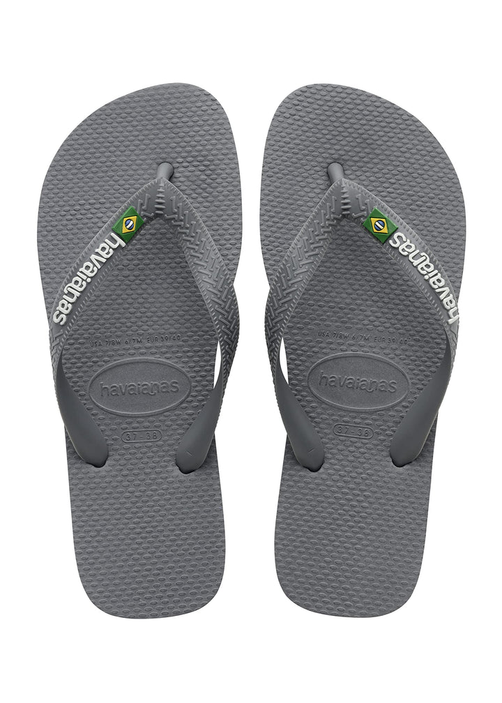 Havaianas - Brasil Logo, ikonische, bequeme und langlebige Badelatschen mit Brasilien- Flagge und ru