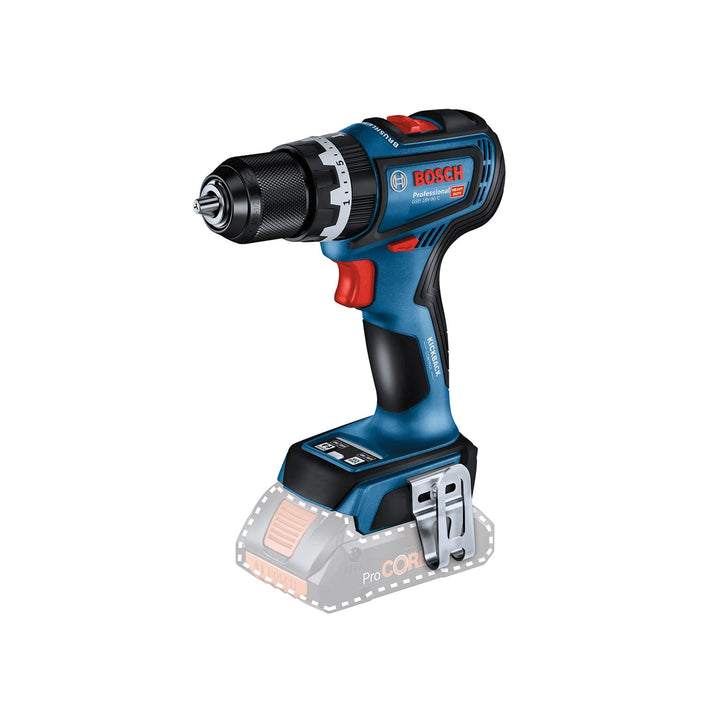 Bosch Professional 18V System Akku Schlagbohrmaschine GSB 18V-90 C (ohne Akku/ Ladegerät) ohne Akkus