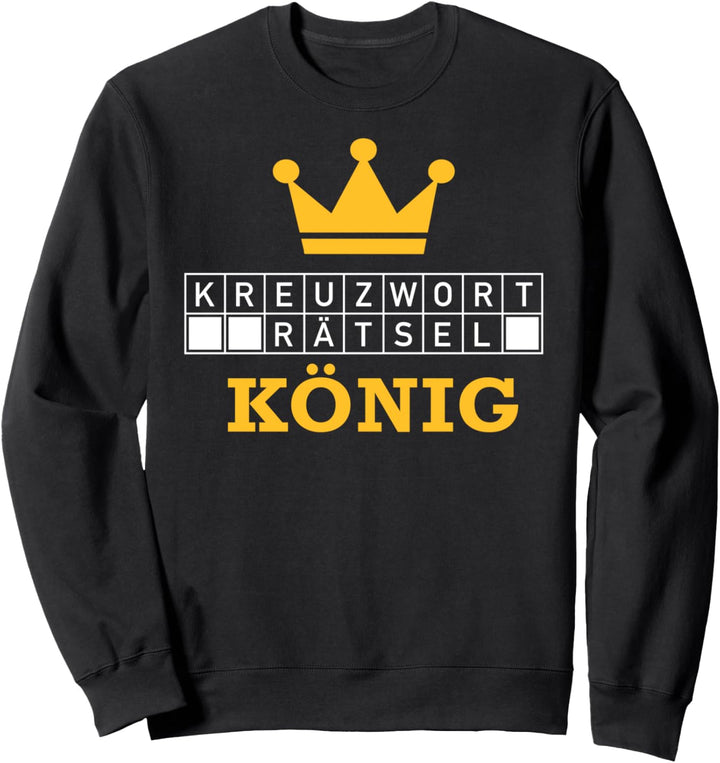 Kreuzworträtsel König Sweatshirt