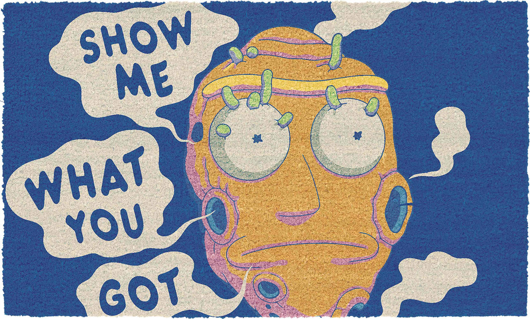 Fussmatte, 60 x 40 cm, Show Me What You Got Rick Y Morty
