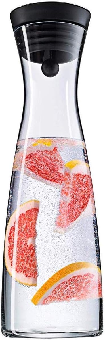 WMF Basic Ersatzglas für Wasserkaraffe 1,5l, Karaffe, Glaskaraffe ohne Deckel, Glas