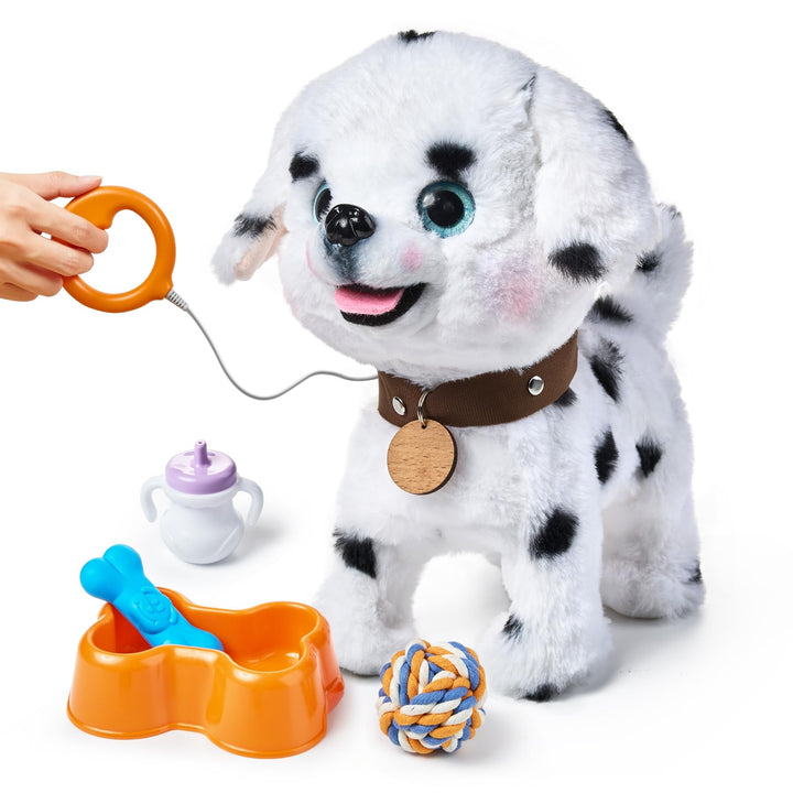 OR OR TU Hund Spielzeug Plüschwelpe Elektronische Haustiere mit Ferngesteuerter, der Läuft und Bellt