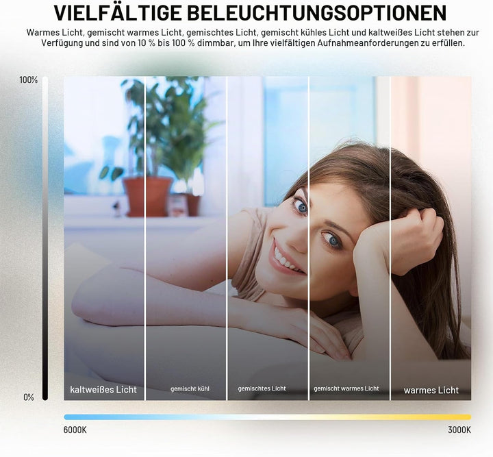 NEEWER Basics 5" Ringlicht für Videokonferenz Beleuchtung 2er Pack Ansteck Licht Set mit Schreibtisc