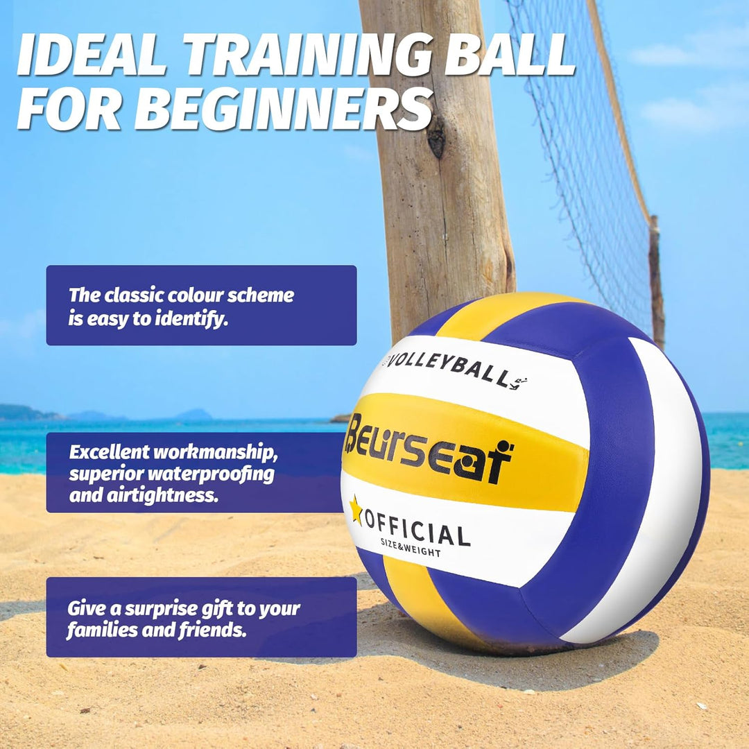 Volleyball, Soft Touch Beach Volleyball, Sports Volleyball, offizielle Grösse 5 Indoor &amp; Outdoor Vol