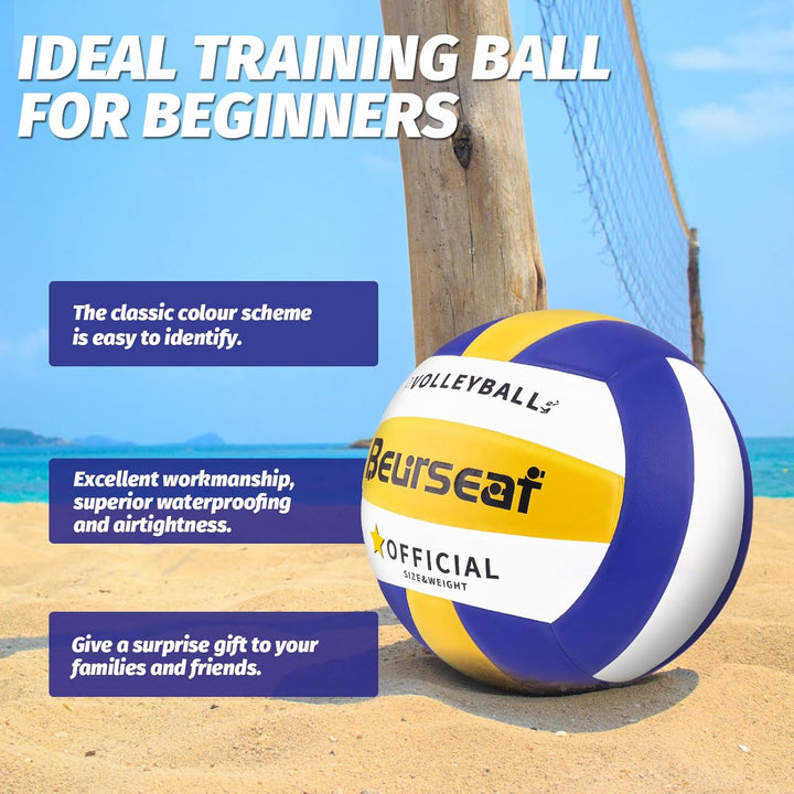 Volleyball, Soft Touch Beach Volleyball, Sports Volleyball, offizielle Grösse 5 Indoor &amp; Outdoor Vol