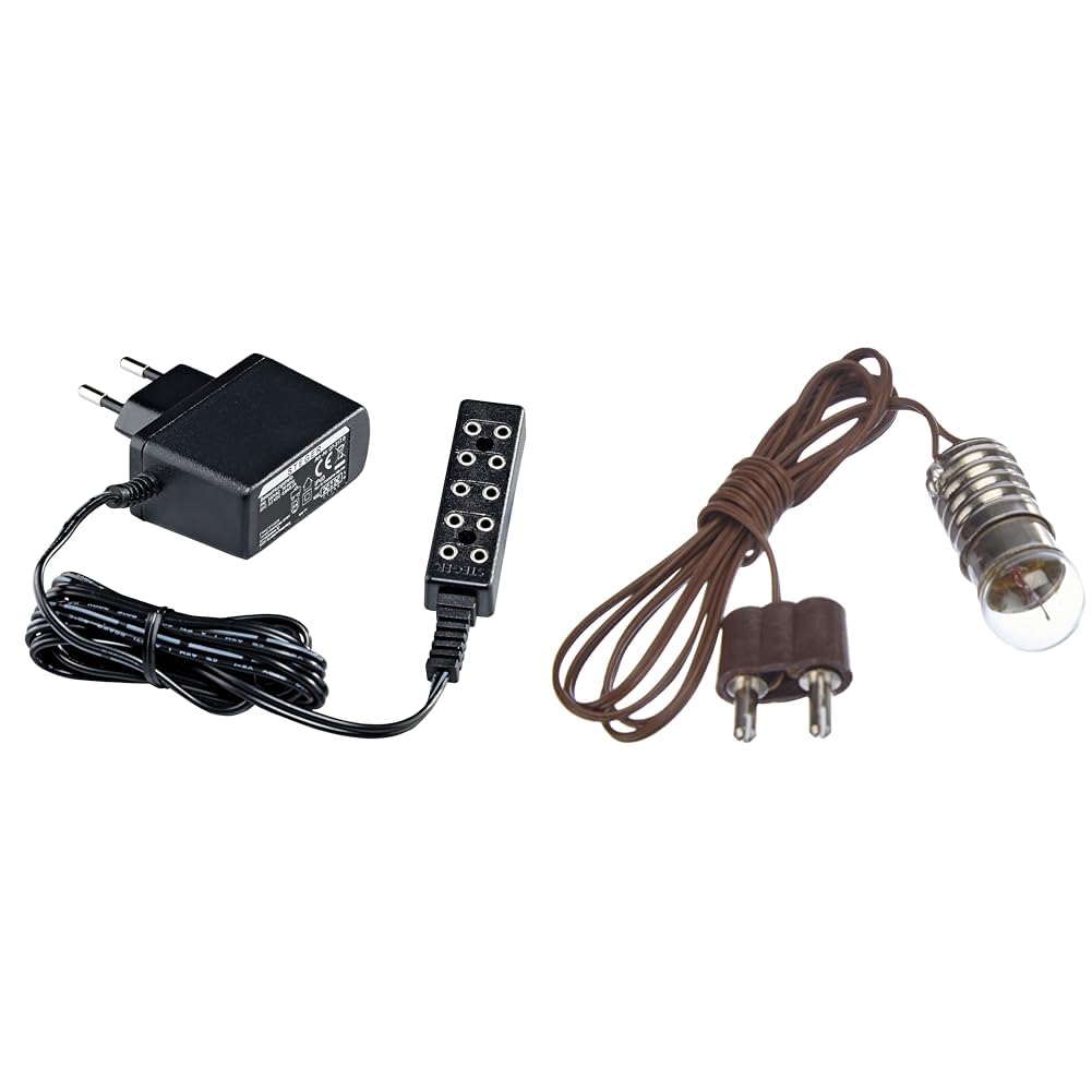 Kahlert Licht 60975 Puppenhauszubehör, schwarz & 60803 Puppenhauszubehör, braun Bundle mit 60803 Pup