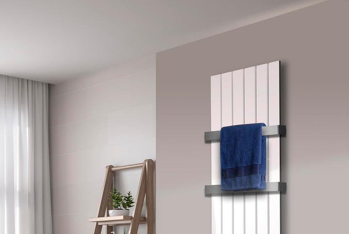 Badheizkörper Design Peking 3 180x47cm 1118 Watt weiss (+2 Halter 50mm) SZAGATO Handtuchwärmer Handt