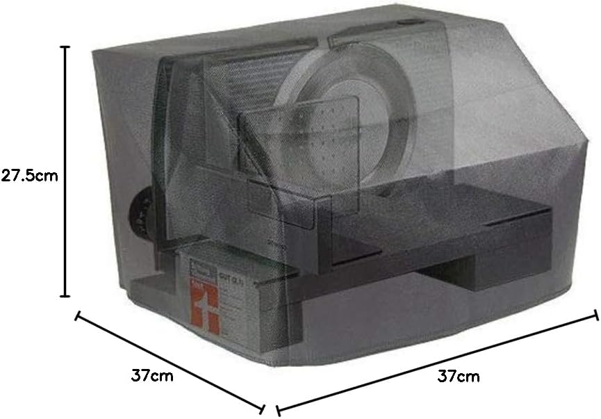 ROTRi massgenaue Staubschutzhülle für Allesschneider Bosch MAS9454M - schwarz. Made in Germany Polyp