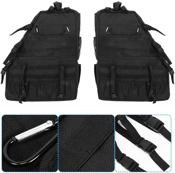 Aramox Überrollbügel-Tasche Passend für 2/4 Tür 2007-2016, Oxford Fabric Überrollkäfig-Aufbewahrungs