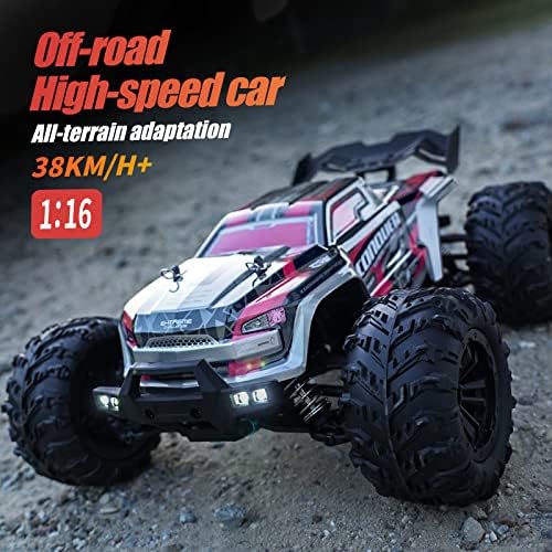 X-Verse 1:16 Ferngesteuertes Auto, 50KM/H Kohlebürste Motor RC Hohe Geschwindigkeit Offroad Drift Re