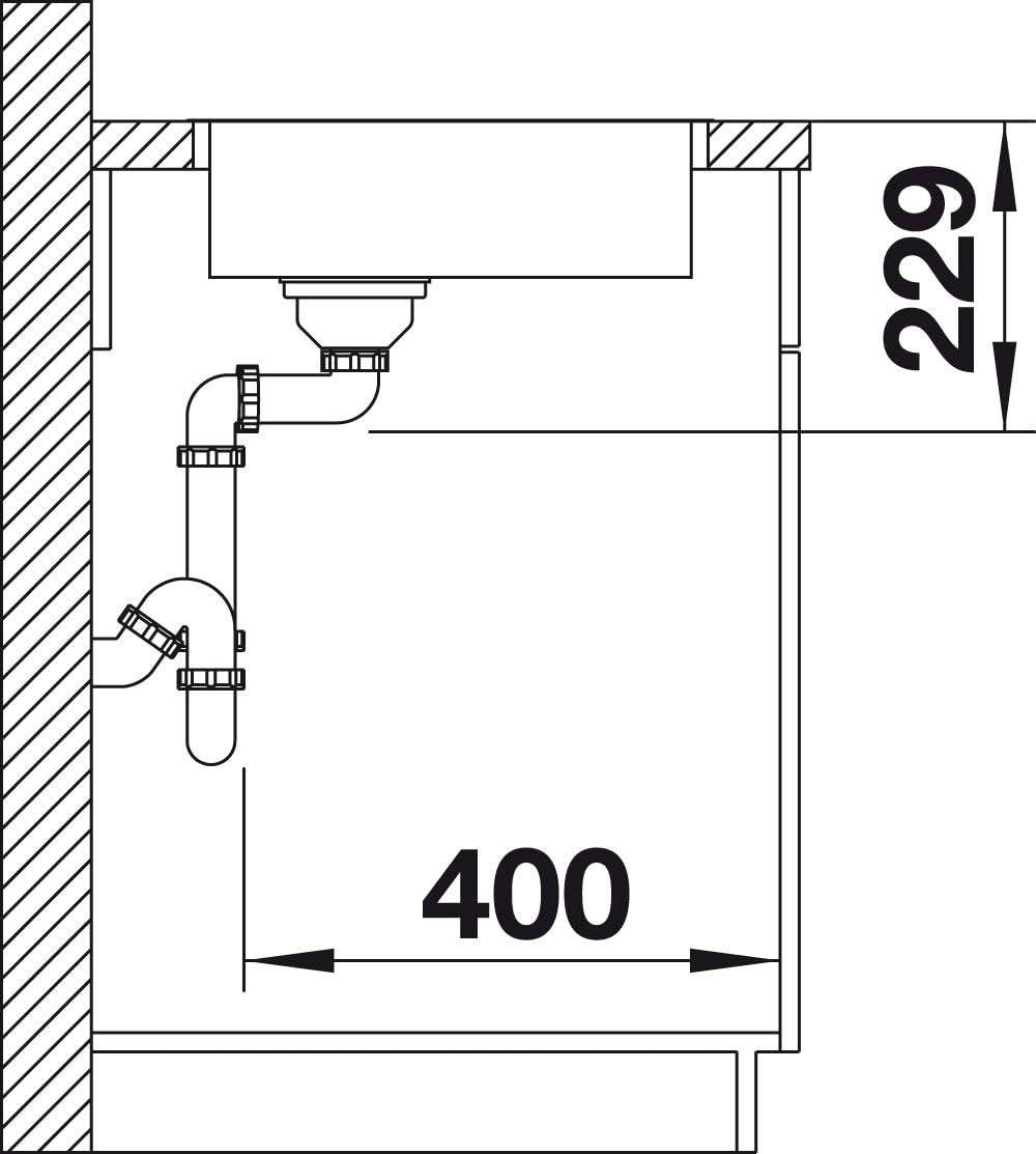 BLANCO ANDANO 180-IF | Edelstahl | Einbauart: Einbau von Oben & Flächenbündig | ohne Ablauffernbedie