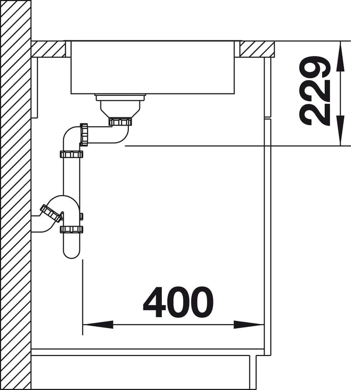 BLANCO ANDANO 180-IF | Edelstahl | Einbauart: Einbau von Oben & Flächenbündig | ohne Ablauffernbedie