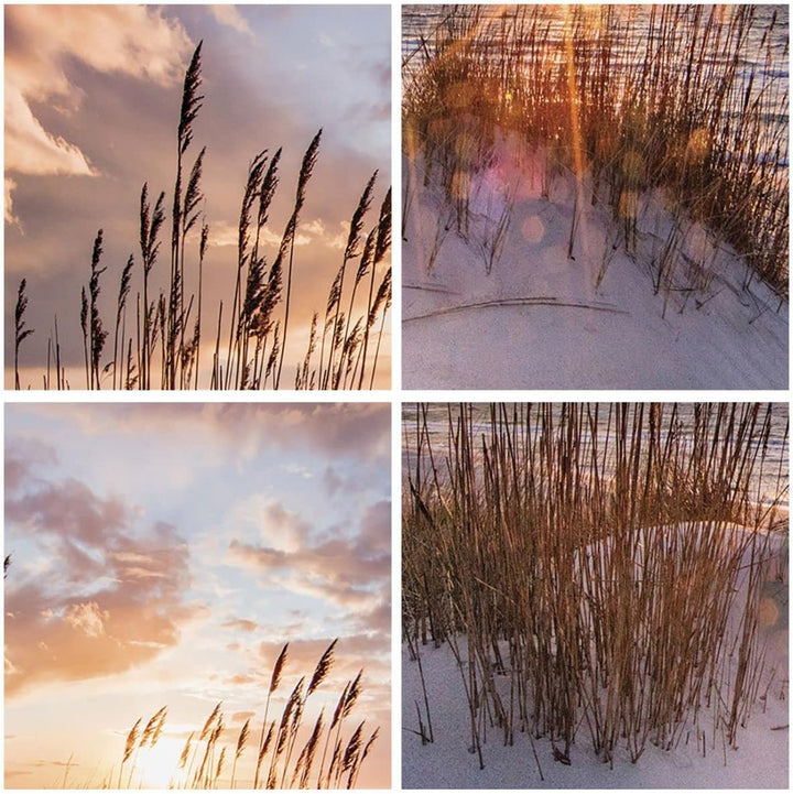 Wandposter Art Prints 50x70cm Poster Weissrahmen Westen auf der Strand Küche Wanddeko Bild Wand Kuns