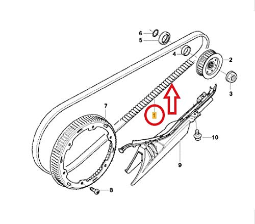 Original BMW F650CS Scaver Zahnriemen Antriebsriemen BMW Ersatzteil