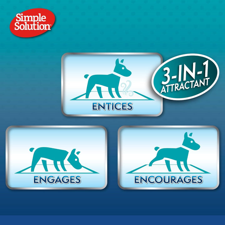 Simple Solution Absorbierende Premium Hunde- und Welpenerziehungspads - 4 x 56er Pack 224, 224