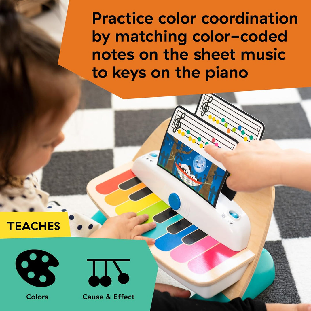 Baby Einstein, Hape, Holzspielzeug Magic Touch Piano , Musikspielzeug Klavier aus Holz für Kinder, M