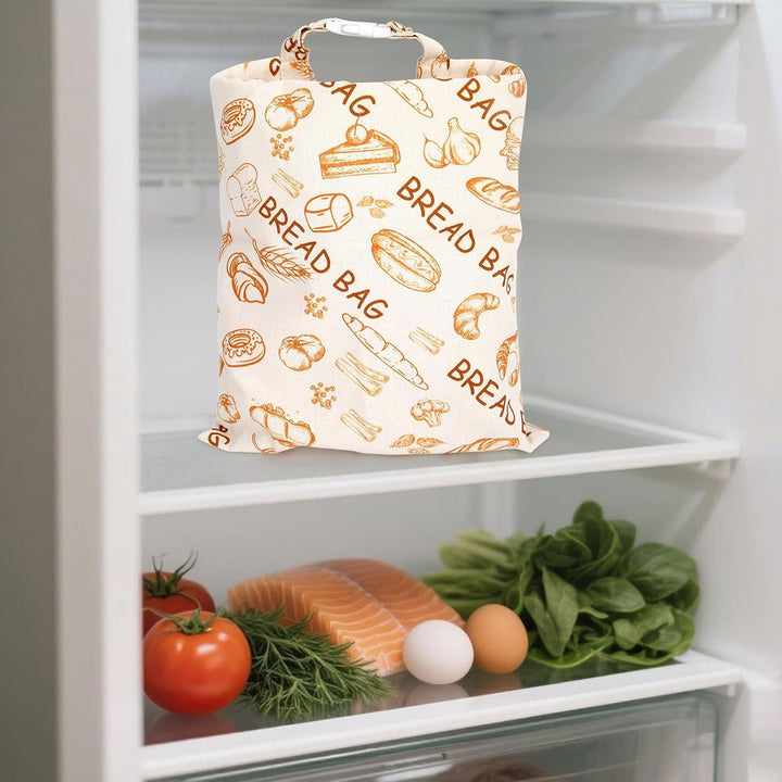 lasuroa Brotbeutel Bienenwachs für Sauerteig, 43x30cm Wiederverwendbar Wiederverwendbarer Brotbeutel