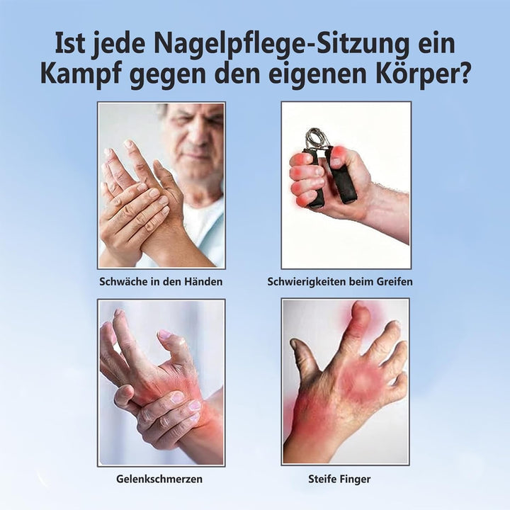 Aokitec Elektrischer Nagelknipser, Elektrischer Nagelschneider, Automatischer Nail Clipper mit LED-L