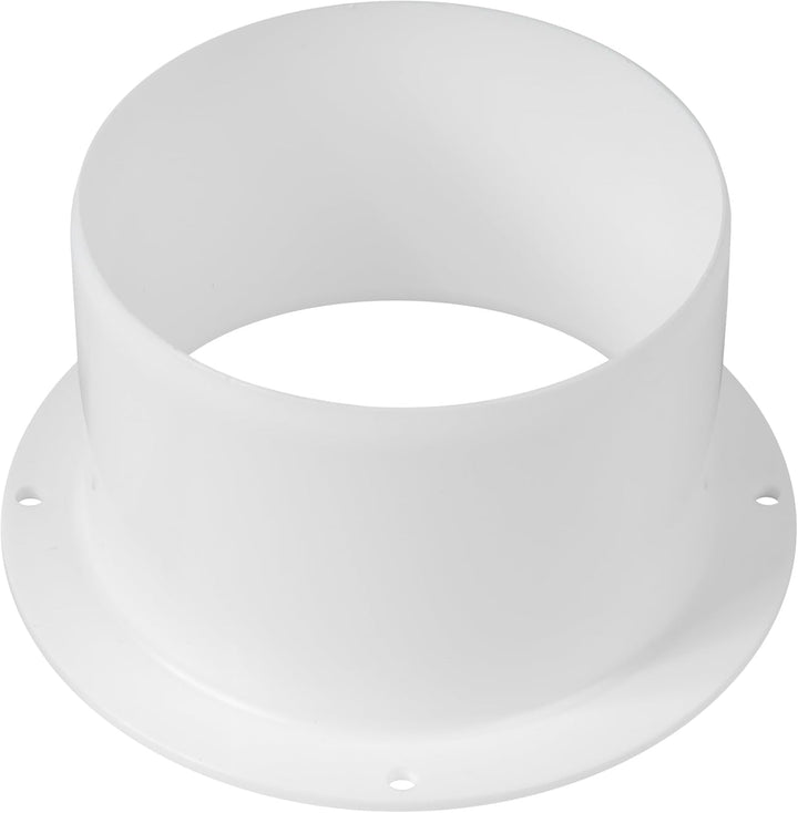 Vent Systems 100 mm 3 Stück Lüftungskanalverbinder Flansch gerade Lüftungsrohr Kunststoff Kanalverbi