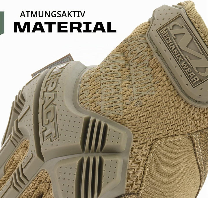 Mechanix Wear: M-Pact Tactical Gloves mit sicherem Sitz, Touchscreen-fähiger Sicherheitshandschuh fü