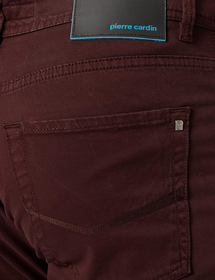 Pierre Cardin Herren Hose 30W / 34L Rot (Wein Rot 96), 30W / 34L Rot (Wein Rot 96)