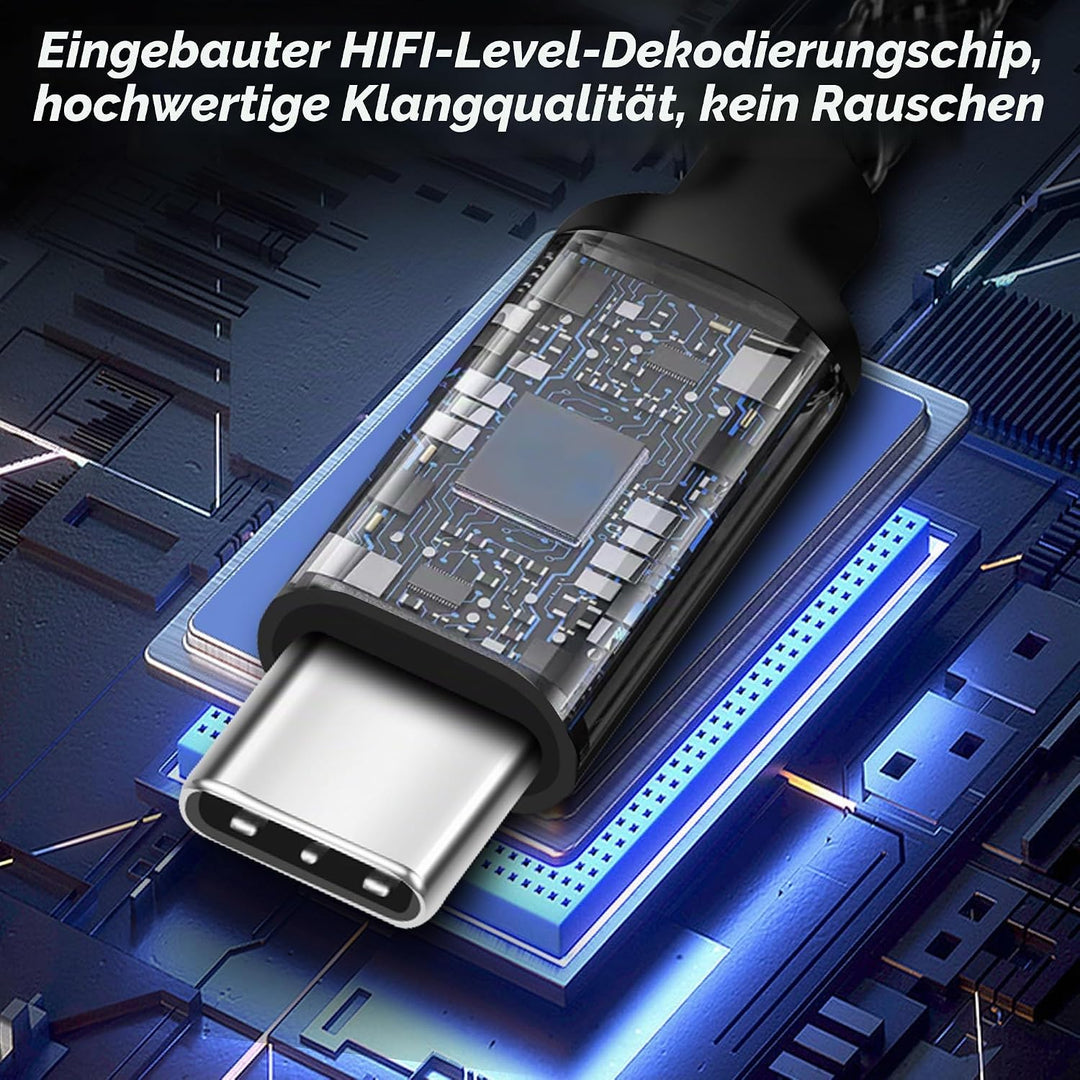 XMSJSIY USB C auf Dual XLR Mikrofonkabel Typ C Stecker auf XLR Stecker Stereo Verstärker Kabel Audio