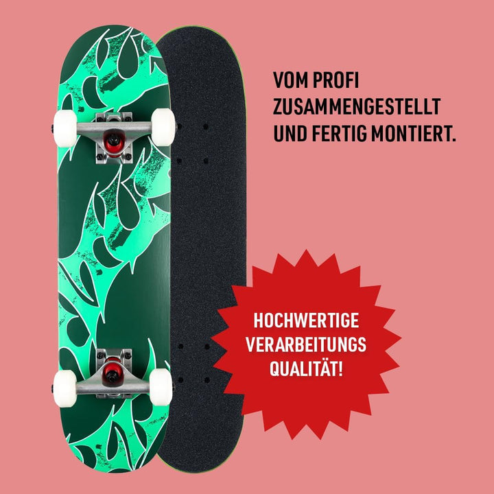 TITUS Skateboard Micro - Skateboard Kinder ab 4 Jahre, Micro Size Kinderskateboard bis 6 Jahre, Jung