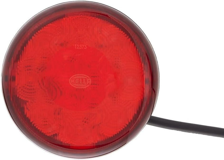 HELLA - Heckleuchte - 83mm - LED - 24V - Anbau/geschraubt - Lichtscheibenfarbe: rot - Kabel: 2500mm