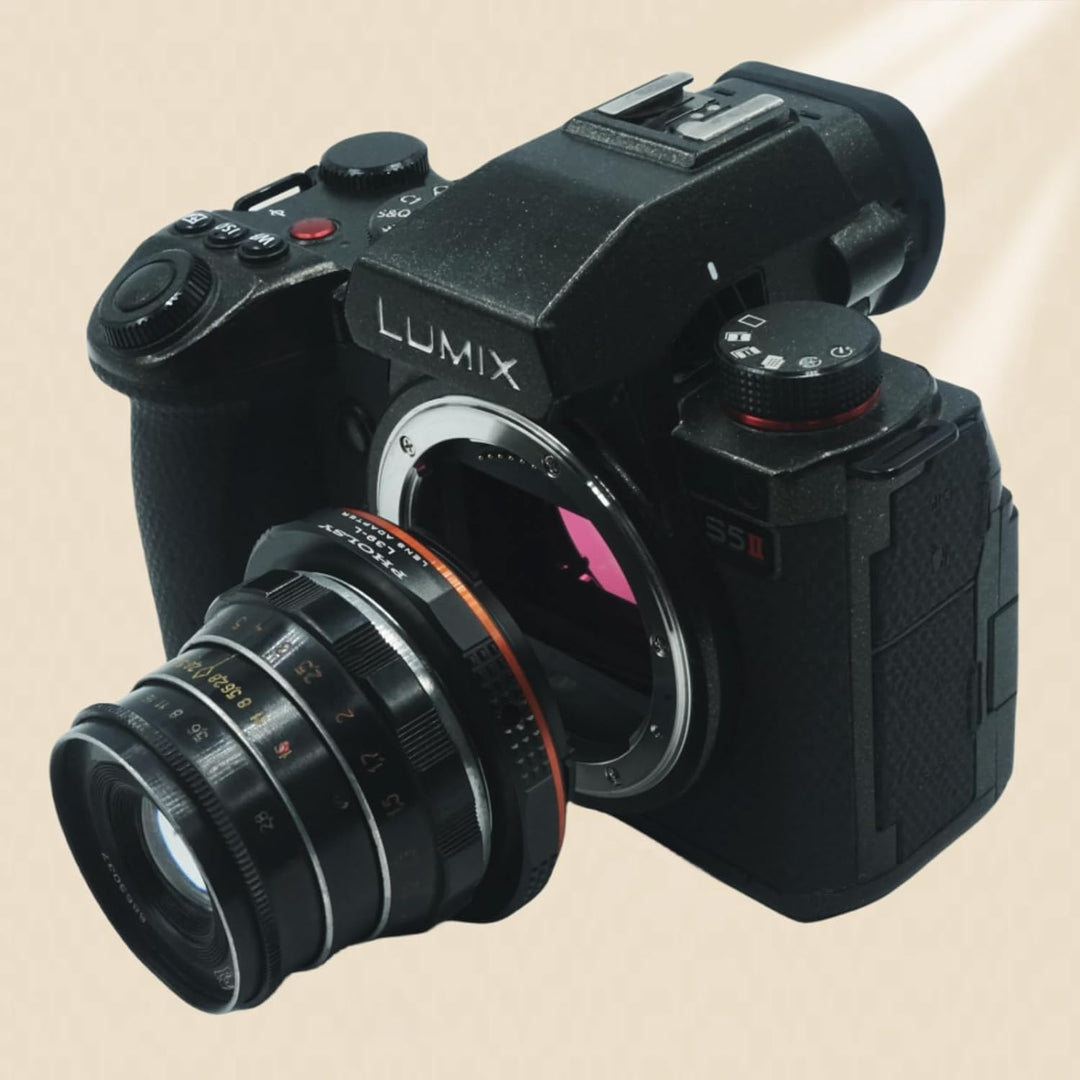 PHOLSY Objektivadapter L39 auf L Mount Kompatibel mit Leica L39 M39 LTM 39mm Mount Objektiv und L Mo