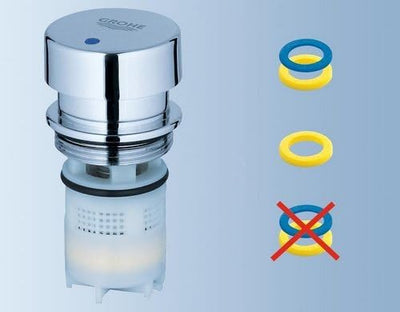 GROHE Euroeco CT Spezialarmaturen - Selbstschluss-Standventil (DN 15, für kaltes oder vorgemischtes