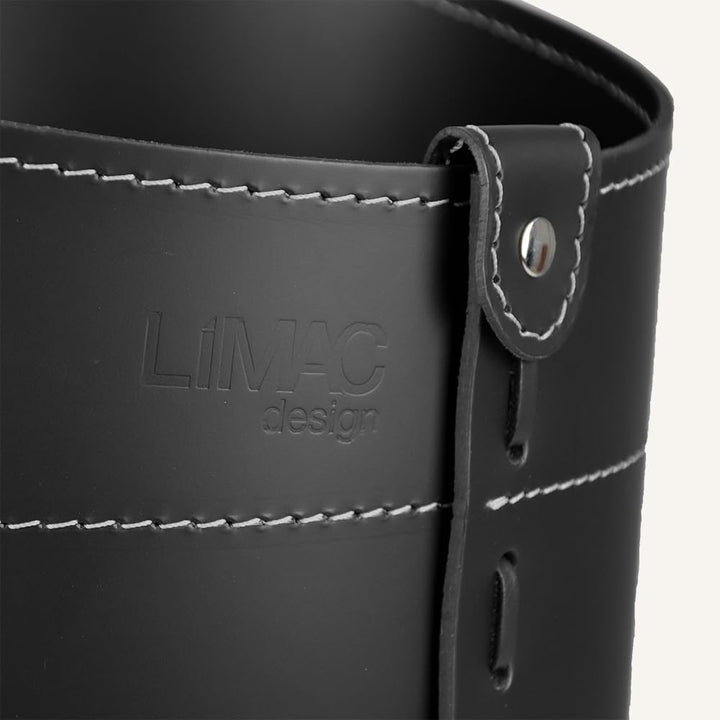 LIMAC Design NIDAC Kaminbesteck aus Leder, Kaminbesteck Werkzeugtasche, Kaminbesteck Eisenbeutel für