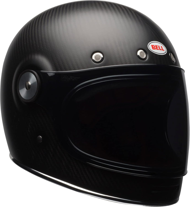 Bell Powersports Bullitt Motorradhelm, Schwarz (Carbon Matte), S, S