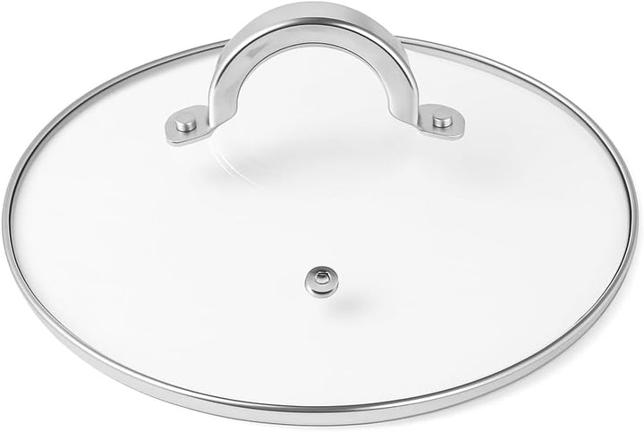 Edelstahl Topfset 8-teilig mit Glasdeckeln – Induktion geeignet – Kochtopf Set für alle Herdarten –