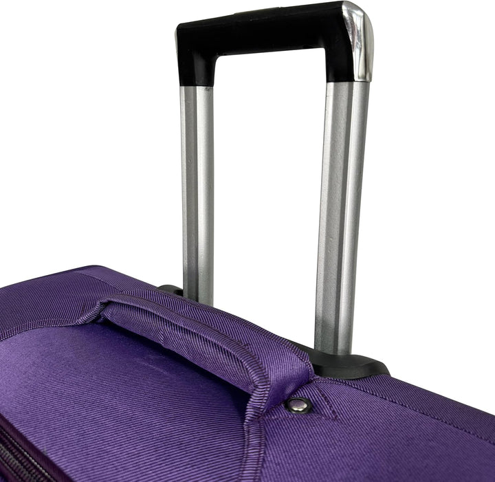 Stoff Reisekoffer Trolley Erweiterbar mit Zwillingsrollen (M/L/XL/XXL oder 4er Set) Weichgepäck (Lil