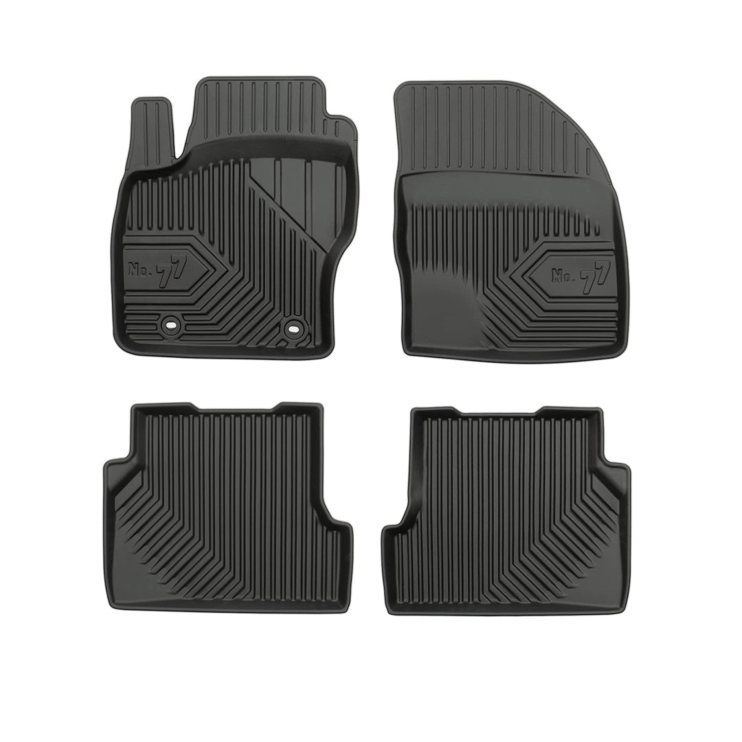 FROGUM No.77 Gummimatten Ganzjahresset von Auto Fussmatten Autofussmatten für Ford Focus II 2004-201