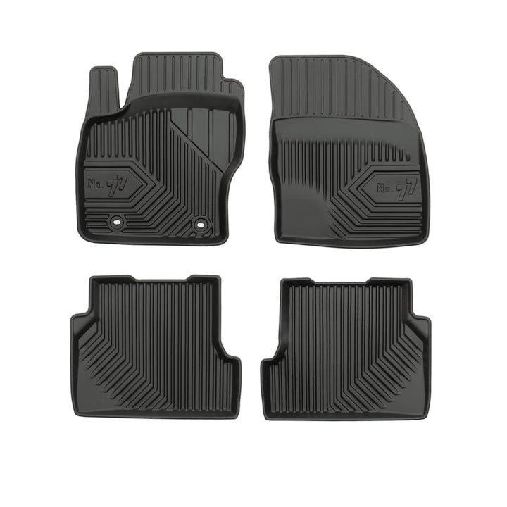 FROGUM No.77 Gummimatten Ganzjahresset von Auto Fussmatten Autofussmatten für Ford Focus II 2004-201