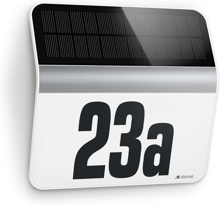 Steinel LED Solar Leuchte XSolar LH-N edelstahl, Dämmerungsschalter, 2500 mAh LiFe-Akku, inkl. beleu