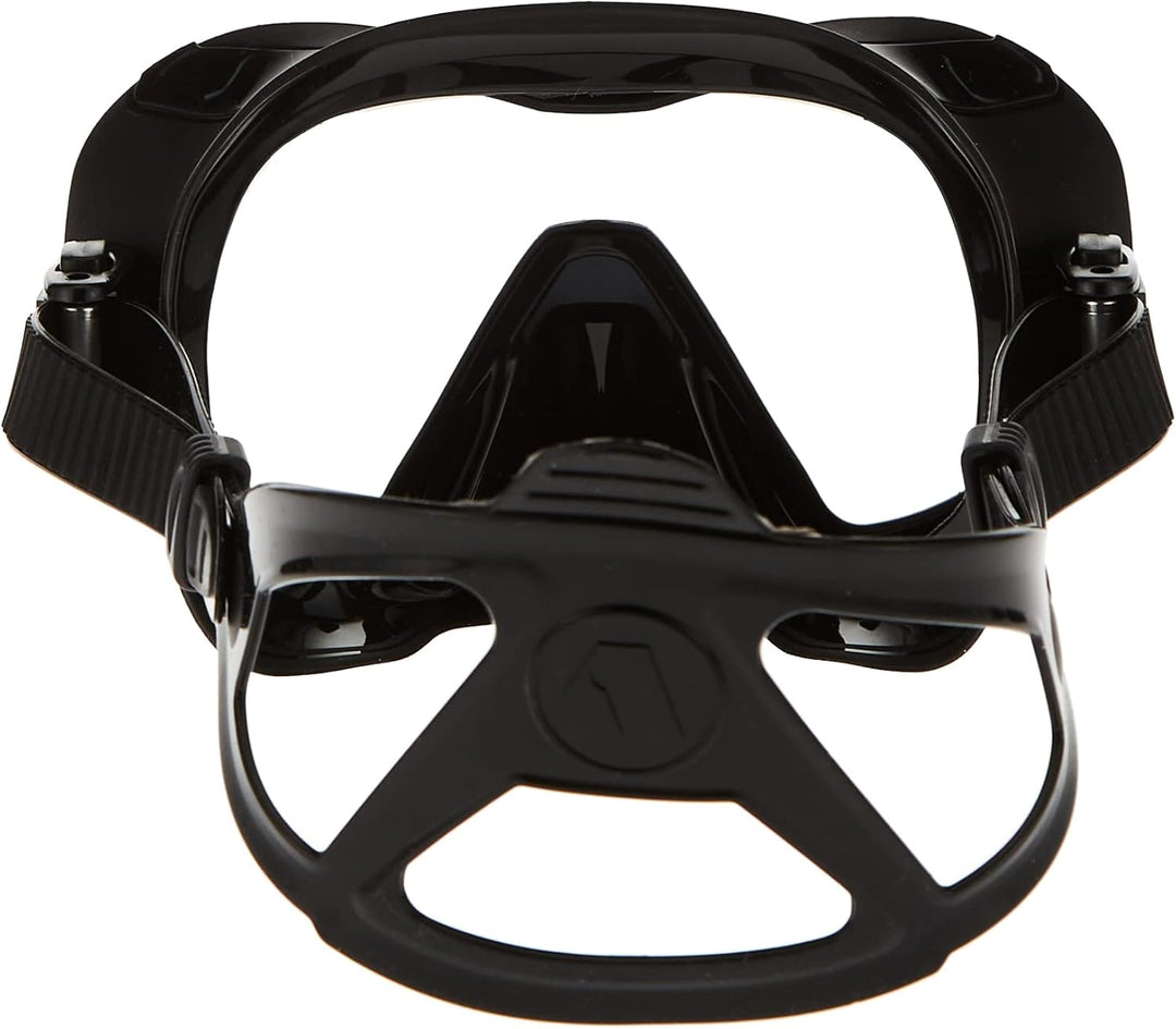 Apeks VX 1 Pure Clear - Tauchmaske mit Ultra Clear Glas Schwarz Ultra Transparent, Schwarz Ultra Tra