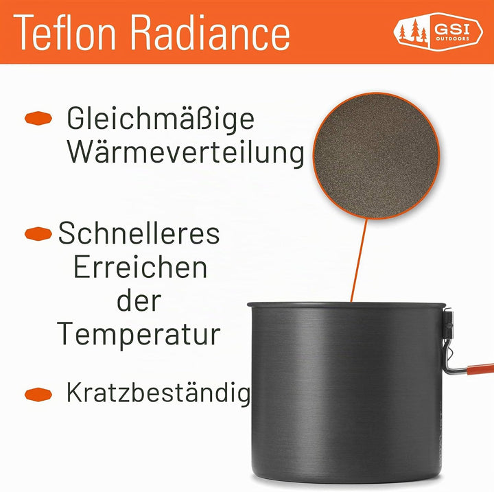 GSI Outdoors Pinnacle Dualist Küchenutensilien, Mehrfarbig