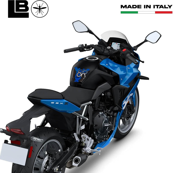 LABELBIKE 3D Aufkleber Motorrad Tankpad kompatibel mit Suzuki | GSX-8R, Harzschutz, Kratzfestigkeit,