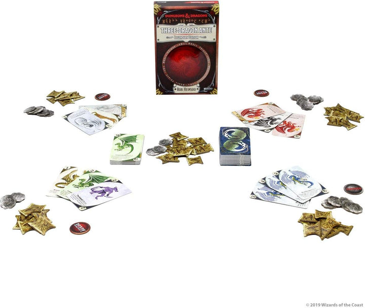 Asmodee - DREI Drachen im Dunkeln: Legendäre Ausgabe, Kartenspiel, Italienische Ausgabe, 4046