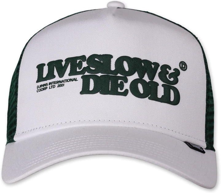 Djinns - LSDO (White) - Trucker Cap Meshcap Hat Kappe Mütze Caps