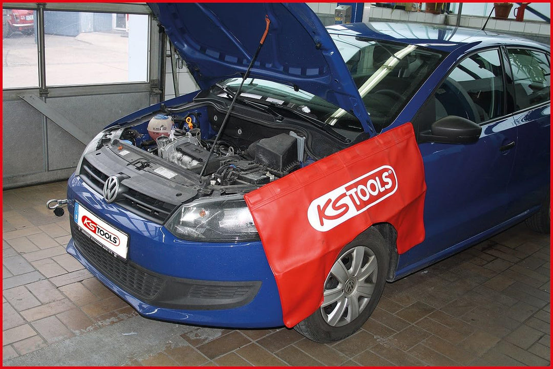 KS Tools 500.8051 Universal-Kotflügelschoner mit eingenähten Magneten, 1000x640mm