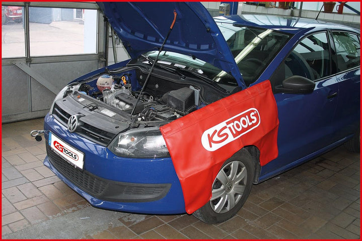 KS Tools 500.8051 Universal-Kotflügelschoner mit eingenähten Magneten, 1000x640mm