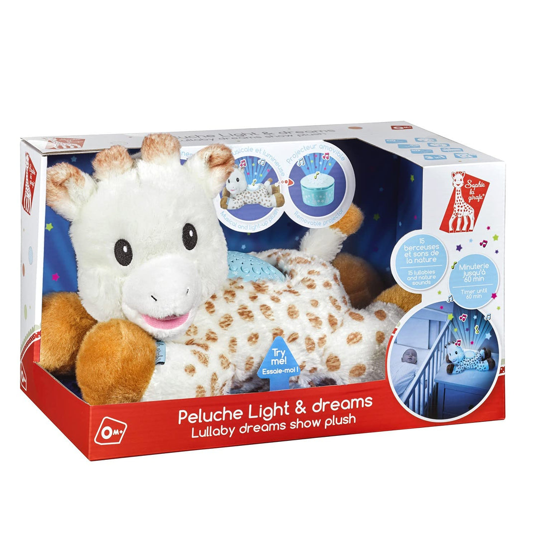 Sophie la Girafe 3-in-1 Nachtlicht für Babys ab der Geburt | Sternprojektor | 15 Schlaflieder | trag