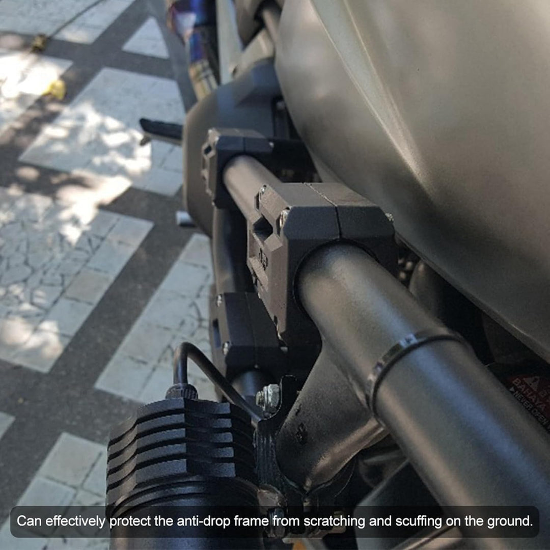 Motorrad-Fallschutz, Motorrad-Sturzbügelschutz, 2 Paar Motorrad-Motorschutz, Stossstangenblock-Schut