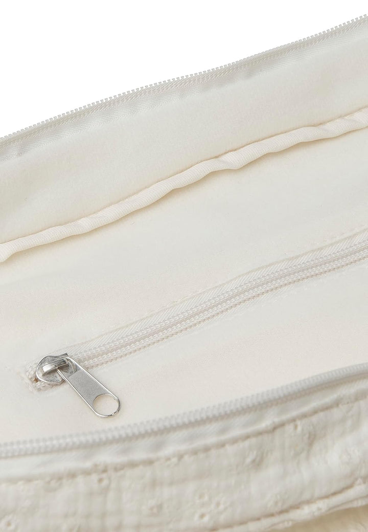 Jollein Shopper Tasche Umhängetasche Wickeltasche Ivory samtweiss | 027-821-66069 Weiss, Weiss