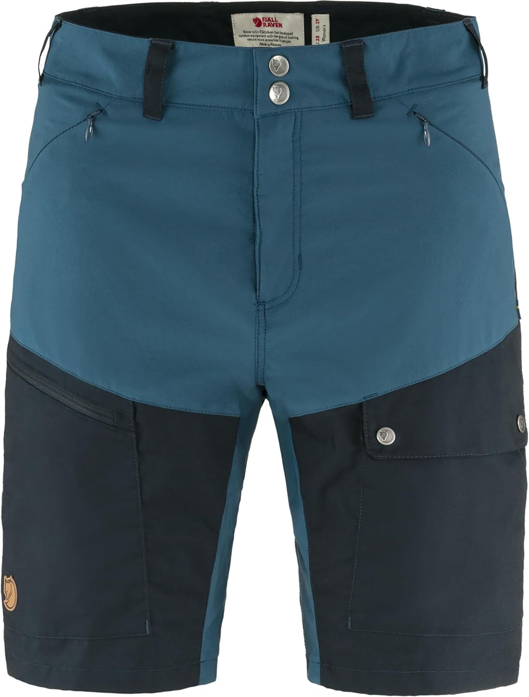 Fjallraven Damen Shorts Abisko Midsummer Shorts W 30 Indigoblau / Dunkelblau, 30 Indigoblau / Dunkel